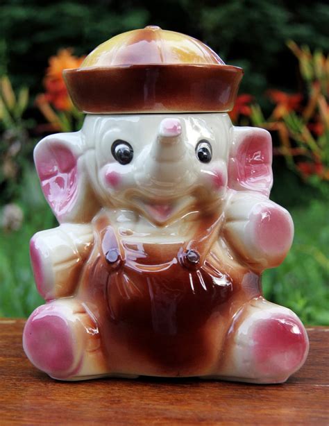 It has received 0 reviews with an average rating of stars. . Vintage elephant cookie jar